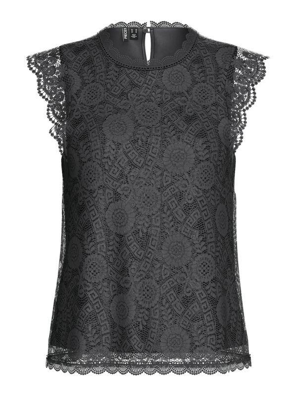 PIECES PIECES Bluza 'OLLINE'  tamo siva