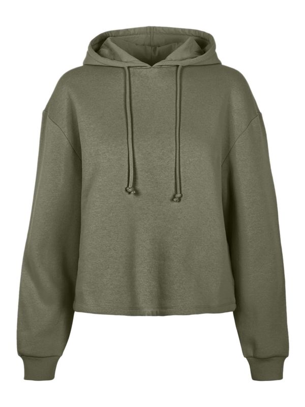 PIECES PIECES Sweater majica 'Chilli'  tamno zelena