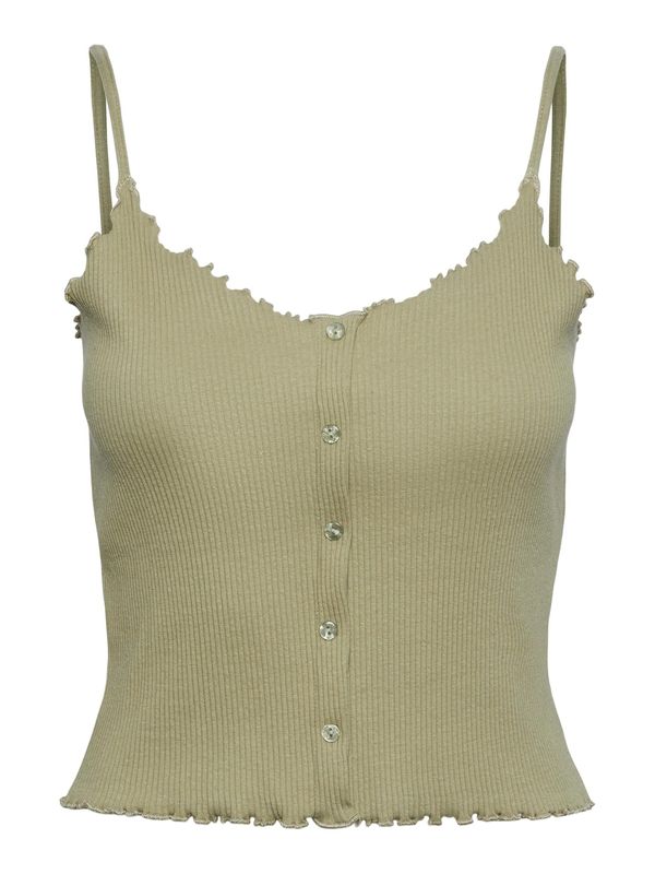PIECES PIECES Top 'Nukisa'  maslinasta