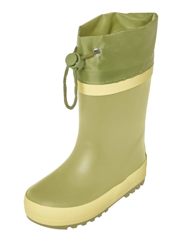 PLAYSHOES PLAYSHOES Gumene čizme  maslinasta / jabuka / svijetlozelena
