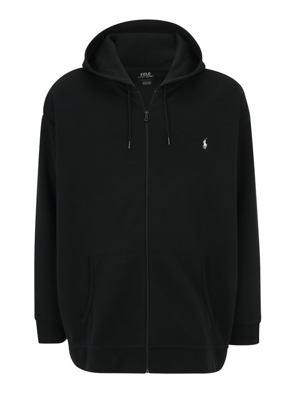 Polo Ralph Lauren Big & Tall Polo Ralph Lauren Big & Tall Gornji dio trenirke  crna / bijela