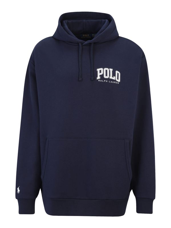 Polo Ralph Lauren Big & Tall Polo Ralph Lauren Big & Tall Sweater majica  mornarsko plava / bijela