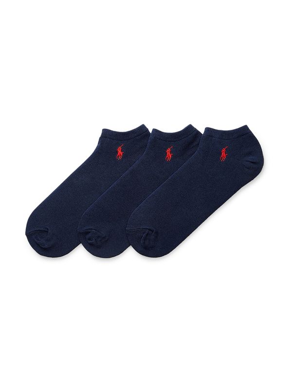 Polo Ralph Lauren Polo Ralph Lauren Čarape 'GHOST PED'  morsko plava / tamno crvena
