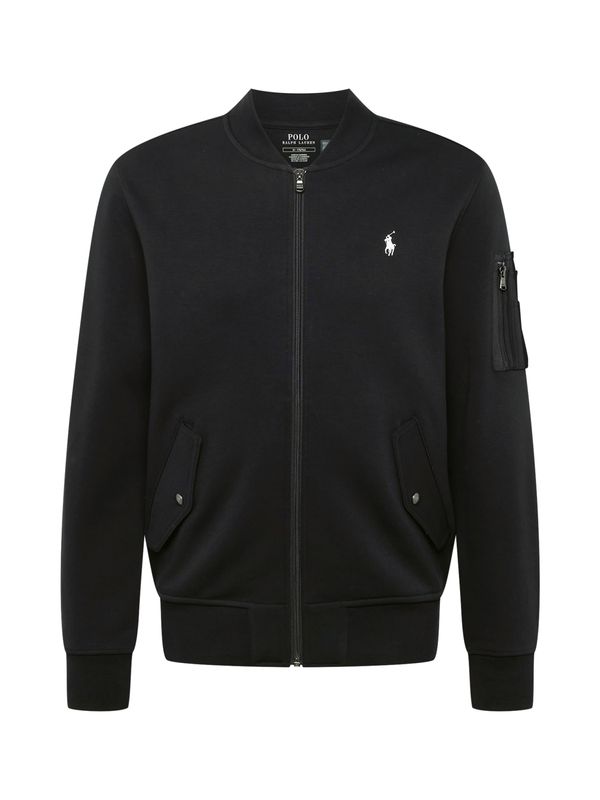 Polo Ralph Lauren Polo Ralph Lauren Gornji dio trenirke  crna / bijela