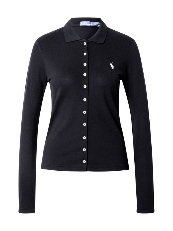 Polo Ralph Lauren Polo Ralph Lauren Kardigan  crna / bijela