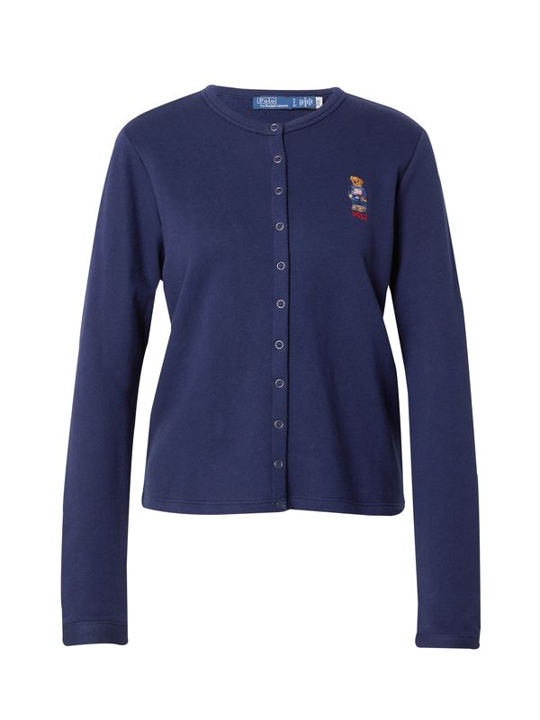 Polo Ralph Lauren Polo Ralph Lauren Kardigan  mornarsko plava / svijetlosmeđa / crvena / bijela