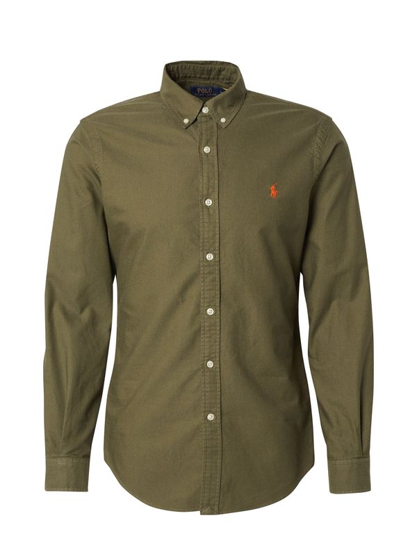 Polo Ralph Lauren Polo Ralph Lauren Košulja  maslinasta / tamno narančasta