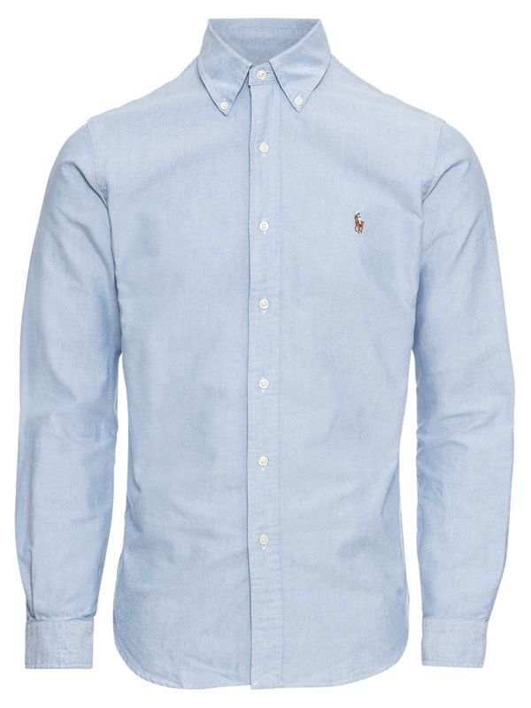Polo Ralph Lauren Polo Ralph Lauren Košulja  svijetloplava / smeđa / bijela