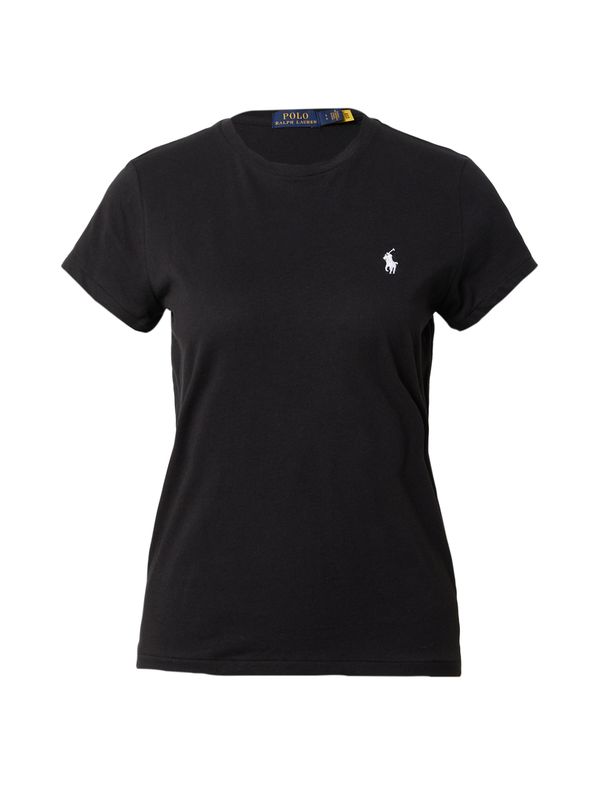 Polo Ralph Lauren Polo Ralph Lauren Majica  crna / bijela