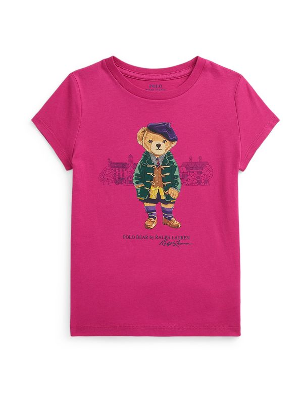 Polo Ralph Lauren Polo Ralph Lauren Majica  konjak / tamno zelena / tamno ljubičasta / roza