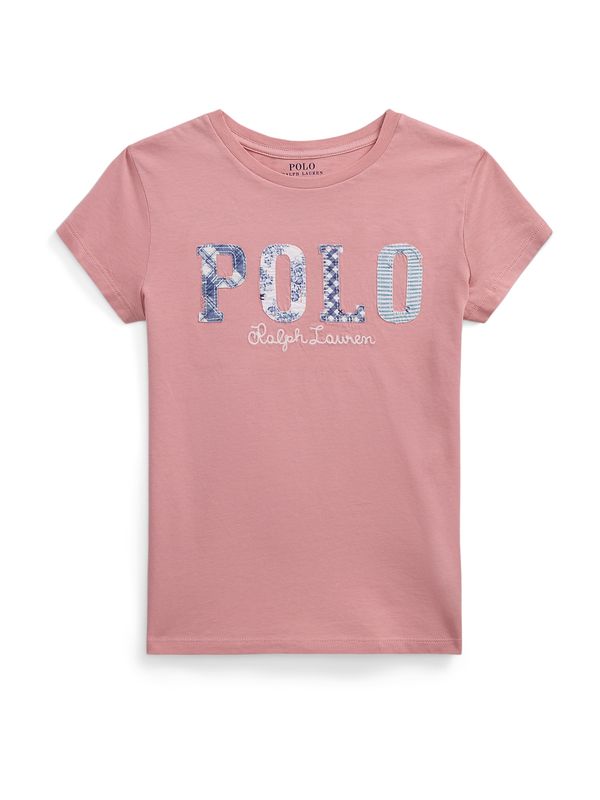 Polo Ralph Lauren Polo Ralph Lauren Majica  safirno plava / svijetloplava / prljavo roza / bijela