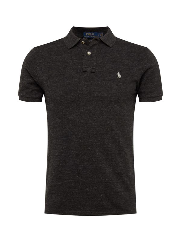 Polo Ralph Lauren Polo Ralph Lauren Majica  srebrno siva / crna melange