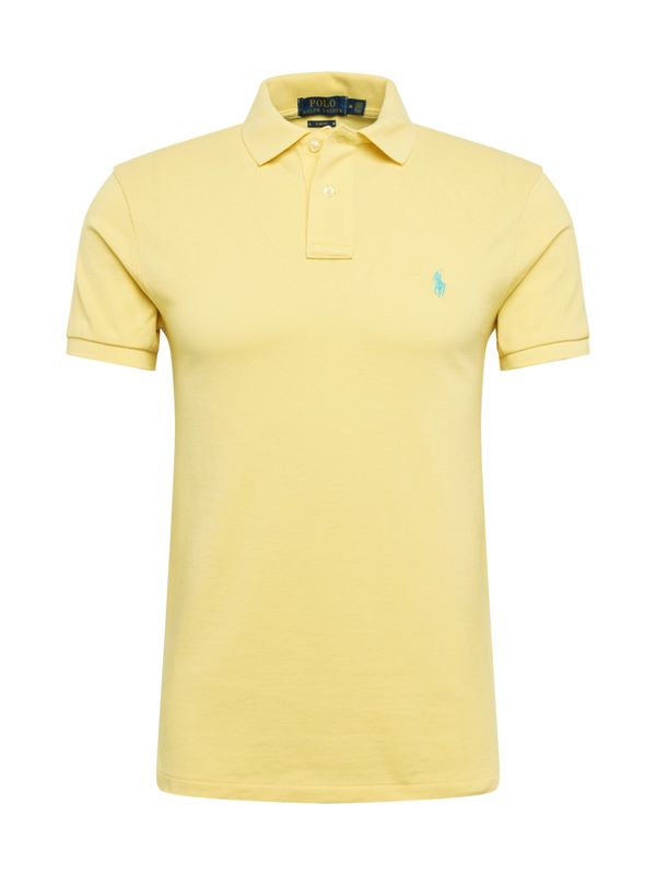 Polo Ralph Lauren Polo Ralph Lauren Majica  svijetloplava / pastelno žuta