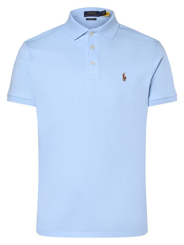 Polo Ralph Lauren Polo Ralph Lauren Majica  svijetloplava / smeđa / crvena / bijela