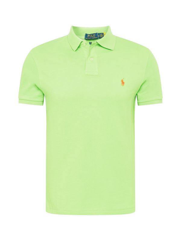 Polo Ralph Lauren Polo Ralph Lauren Majica  svijetlozelena / narančasto crvena