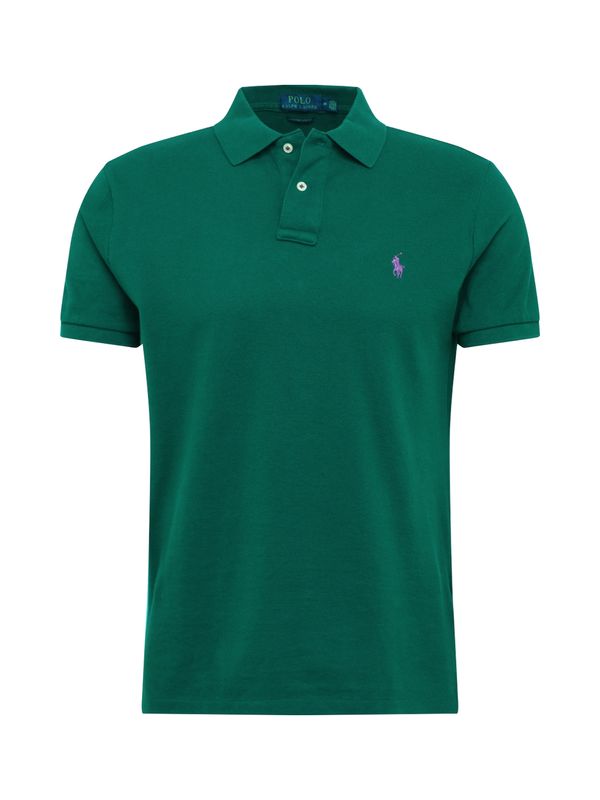 Polo Ralph Lauren Polo Ralph Lauren Majica  tamno zelena / ljubičasta