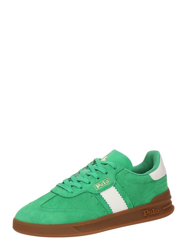 Polo Ralph Lauren Polo Ralph Lauren Niske tenisice 'AERA'  zelena / bijela