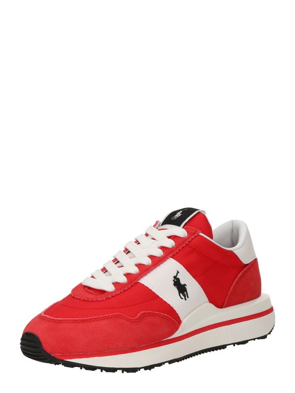 Polo Ralph Lauren Polo Ralph Lauren Niske tenisice 'TRAIN 89'  svijetlo crvena / crna / bijela