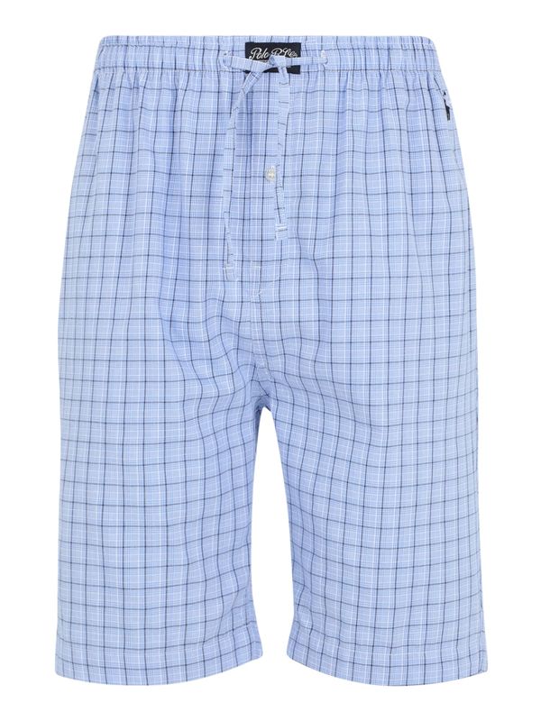 Polo Ralph Lauren Polo Ralph Lauren Pidžama hlače  golublje plava / bijela