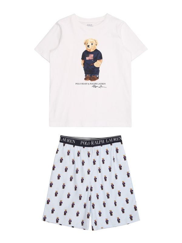 Polo Ralph Lauren Polo Ralph Lauren Pidžama set  pijesak / mornarsko plava / bijela