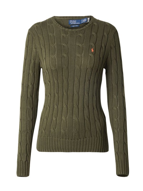 Polo Ralph Lauren Polo Ralph Lauren Pulover 'JULIANNA'  maslinasta