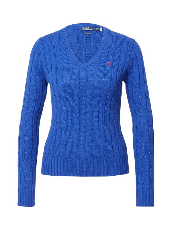 Polo Ralph Lauren Polo Ralph Lauren Pulover 'KIMBERLY'  kraljevsko plava / neonsko crvena