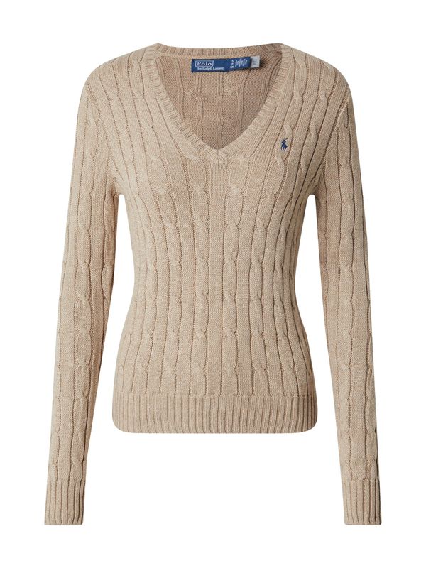 Polo Ralph Lauren Polo Ralph Lauren Pulover 'KIMBERLY'  mornarsko plava / svijetlosmeđa