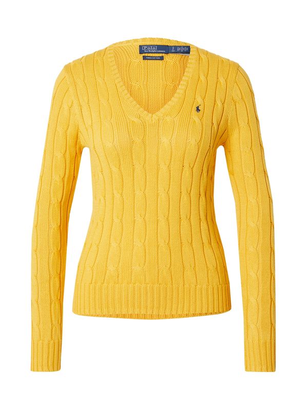 Polo Ralph Lauren Polo Ralph Lauren Pulover 'KIMBERLY'  mornarsko plava / zlatno žuta