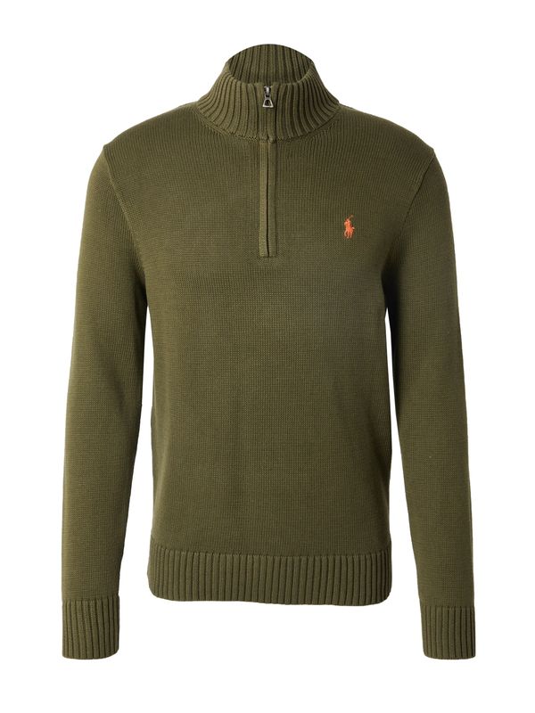 Polo Ralph Lauren Polo Ralph Lauren Pulover  maslinasta / narančasta
