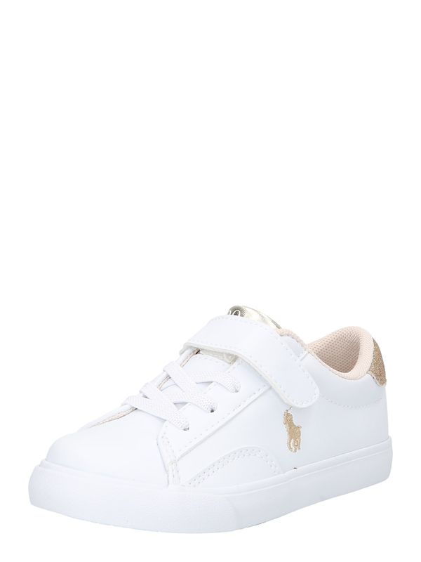 Polo Ralph Lauren Polo Ralph Lauren Tenisice 'THERON V PS'  rozo zlatna / bijela
