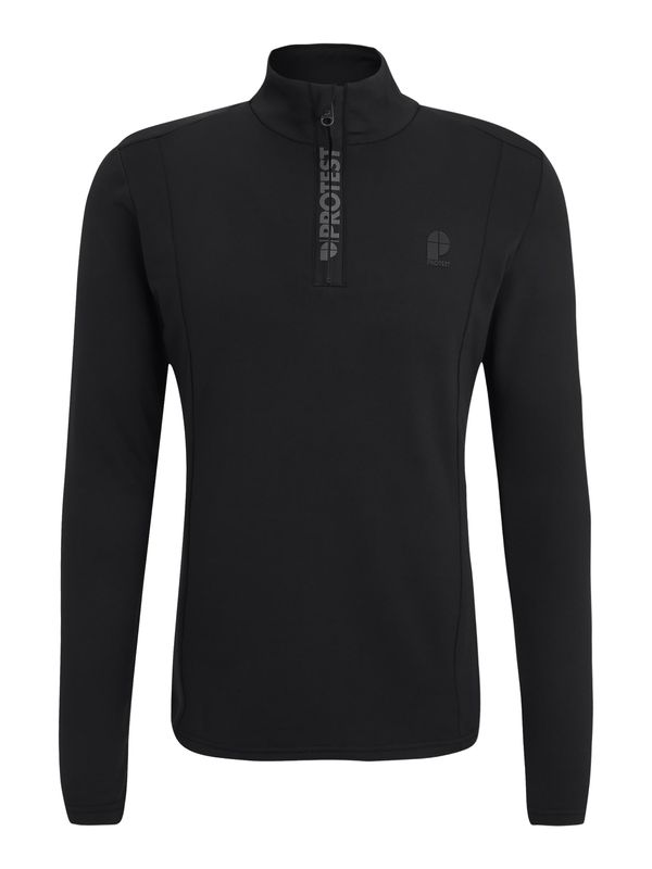 PROTEST PROTEST Sportska sweater majica 'Rewill'  siva / crna