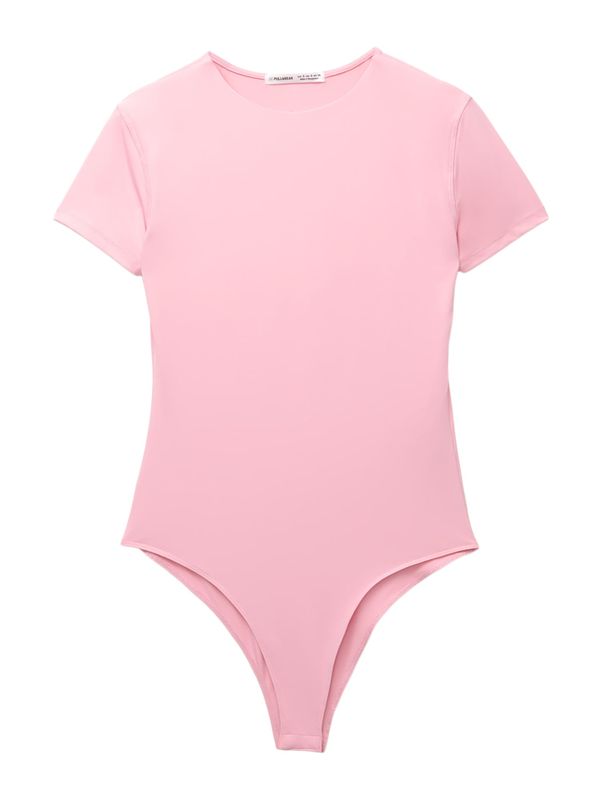 Pull&Bear Pull&Bear Bodi majica  roza