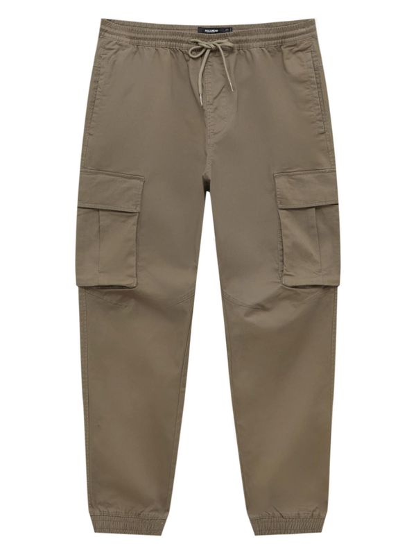 Pull&Bear Pull&Bear Cargo hlače  kaki