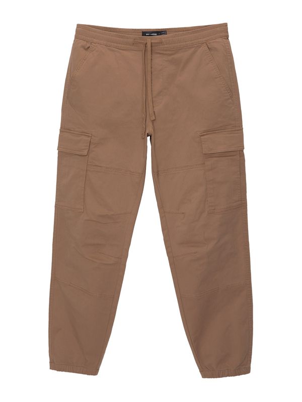 Pull&Bear Pull&Bear Cargo hlače  moka smeđa