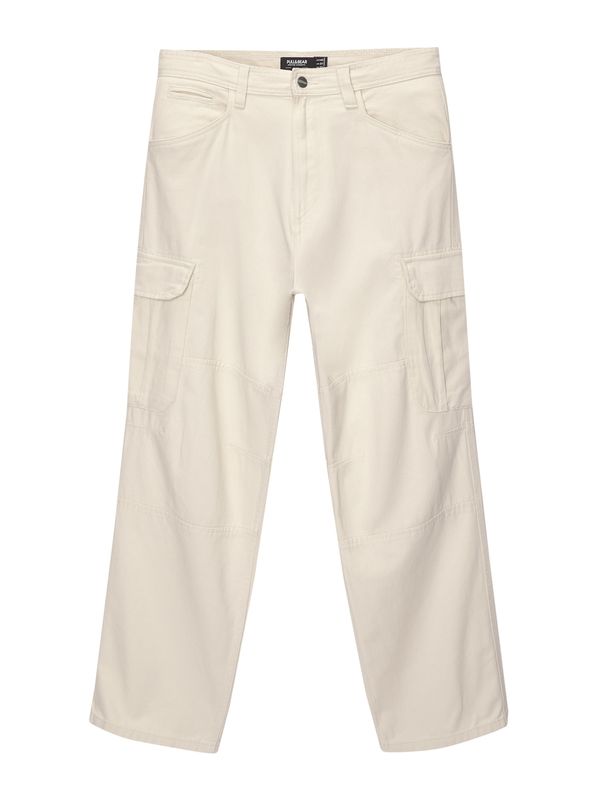 Pull&Bear Pull&Bear Cargo hlače  pijesak