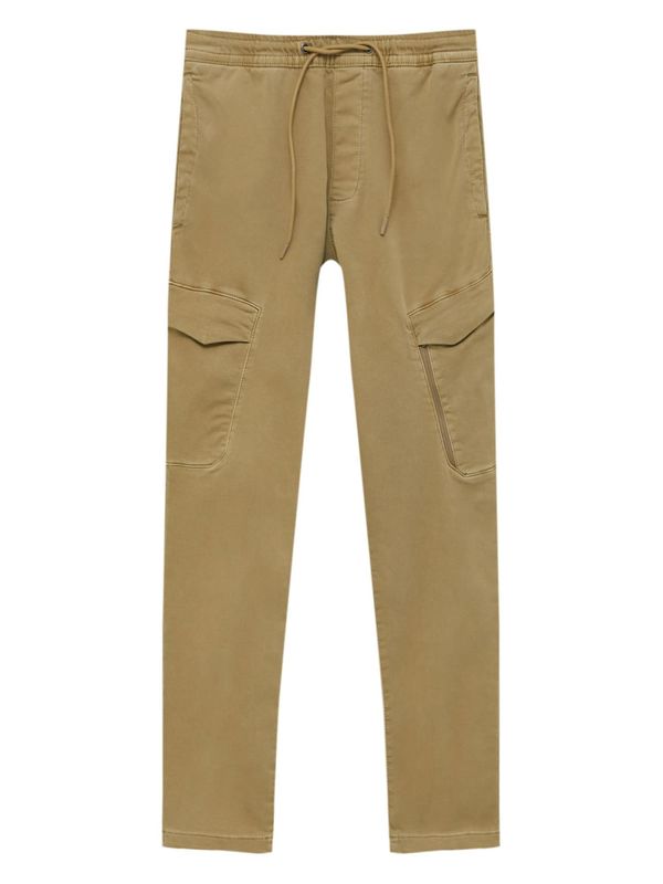 Pull&Bear Pull&Bear Cargo hlače  tamno bež