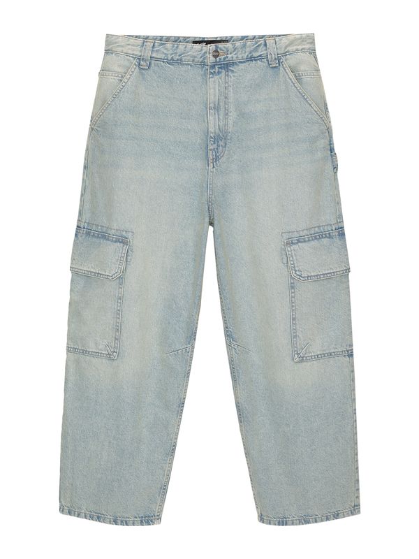 Pull&Bear Pull&Bear Cargo traperice  plavi traper