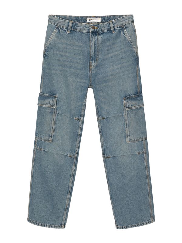 Pull&Bear Pull&Bear Cargo traperice  plavi traper