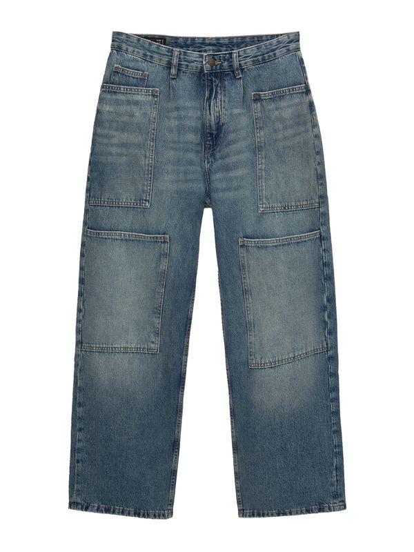 Pull&Bear Pull&Bear Cargo traperice  plavi traper