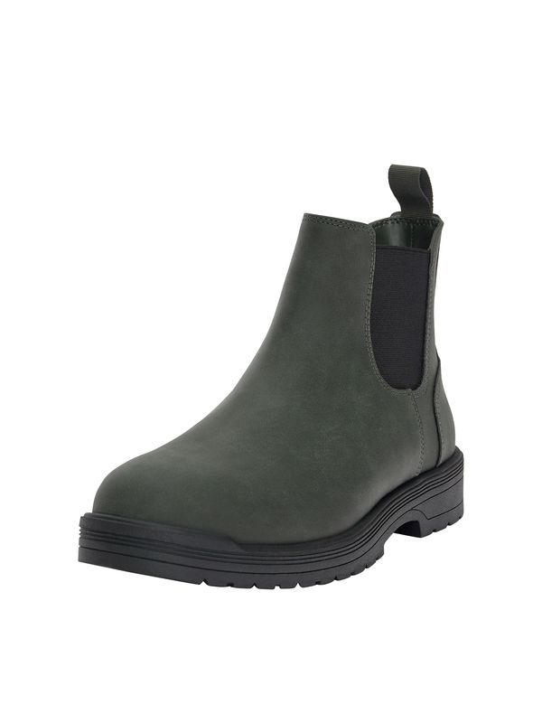 Pull&Bear Pull&Bear Chelsea čizme  zelena / crna