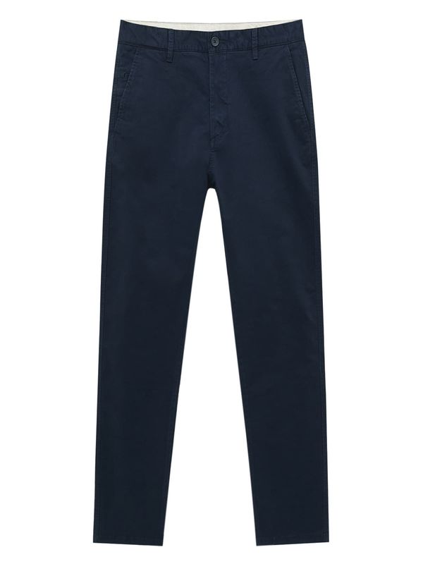 Pull&Bear Pull&Bear Chino hlače  mornarsko plava