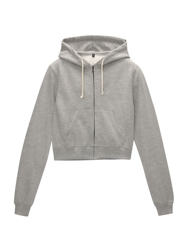 Pull&Bear Pull&Bear Gornji dio trenirke  siva