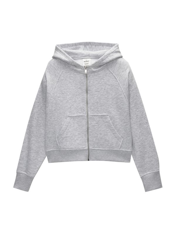 Pull&Bear Pull&Bear Gornji dio trenirke  svijetlosiva