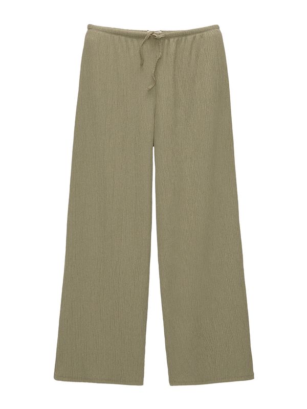 Pull&Bear Pull&Bear Hlače  maslinasta