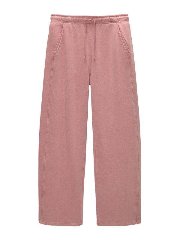 Pull&Bear Pull&Bear Hlače  prljavo roza