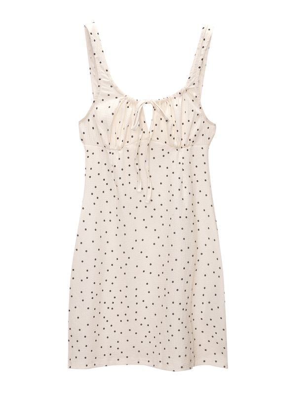 Pull&Bear Pull&Bear Ljetna haljina  crna / bijela