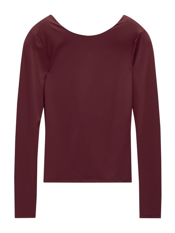 Pull&Bear Pull&Bear Majica  ljubičasto crvena