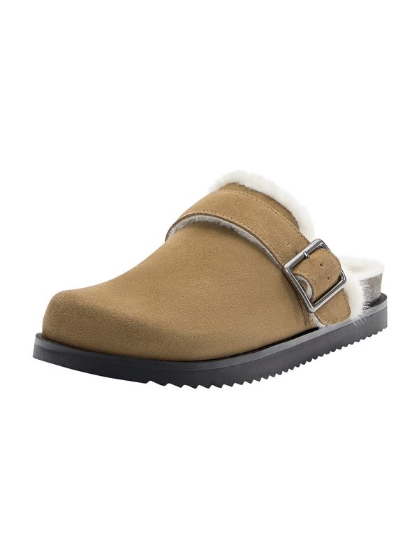 Pull&Bear Pull&Bear Papuče  brokat / bijela