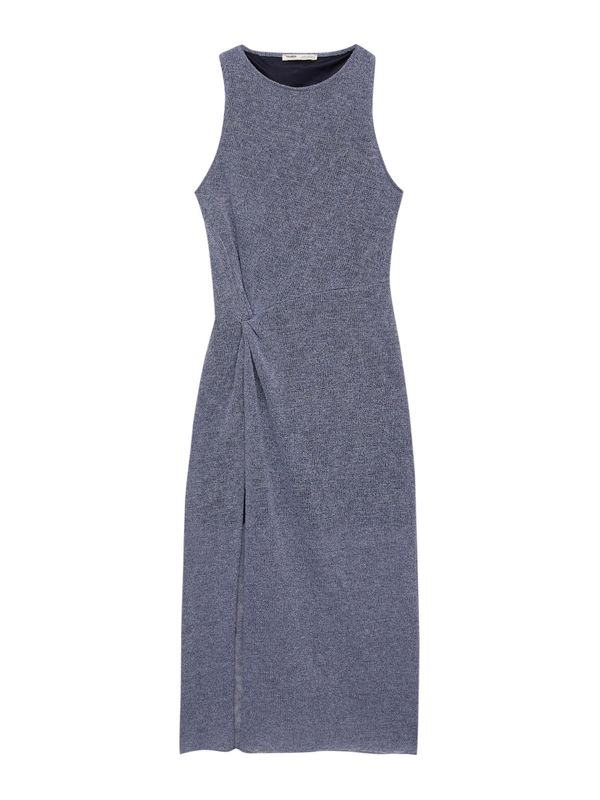 Pull&Bear Pull&Bear Pletena haljina  golublje plava