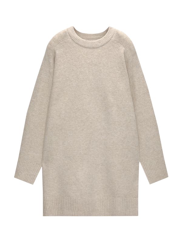 Pull&Bear Pull&Bear Pletena haljina  pijesak